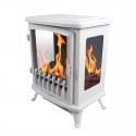 Foyer électrique Fire Glass - avec flamme 3D