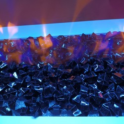 Pierre de synthèse en fibre de verre noire 500g