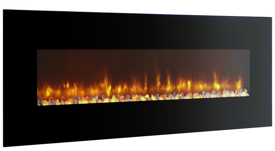 Cheminée électrique 2000W chauffage LED effet feu de cheminee