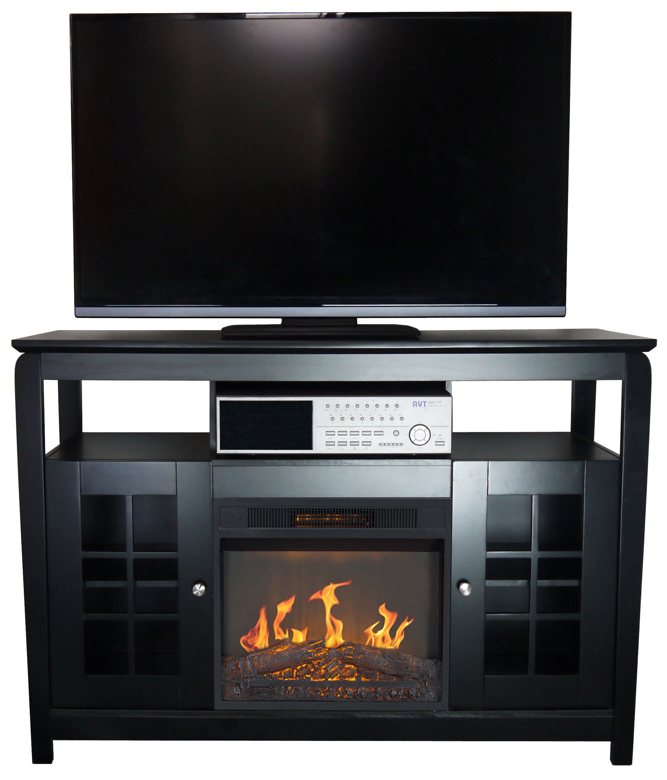 cheminee electrique nero